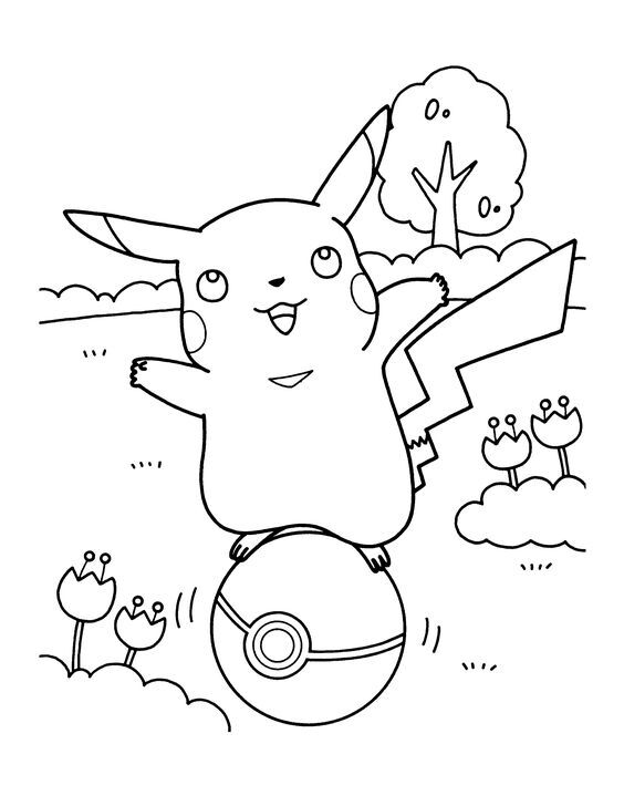 Tranh tô màu Pokemon cho bé - Bộ sưu tập tranh tô màu Pokemon