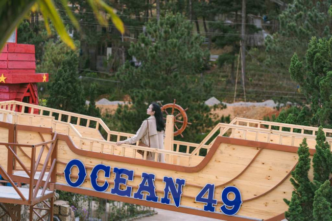 quán cà phê, tượng cát ocean 49 – một nét chấm phá mới giữa đà lạt