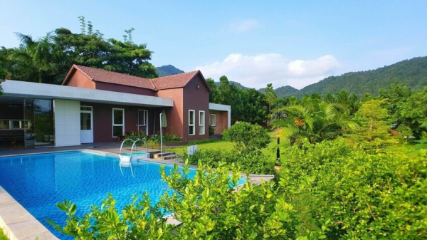 resort, top 7 villa gần quanh hà nội view đẹp giá rẻ có bể bơi