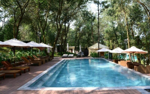 resort, top 7 villa gần quanh hà nội view đẹp giá rẻ có bể bơi