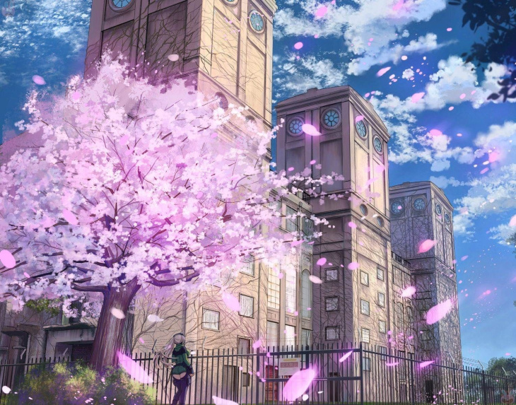 Khám phá với hơn 93 hình anime hoa anh đào mới nhất  thtantai2eduvn