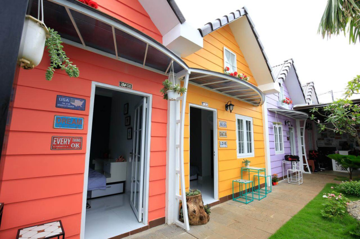 khám phá, trải nghiệm, zan homestay – những căn bungalow đầy sắc màu ở buôn ma thuột