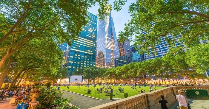 công viên bryant: tổ hợp ăn uống mới nổi giữa thành phố new york