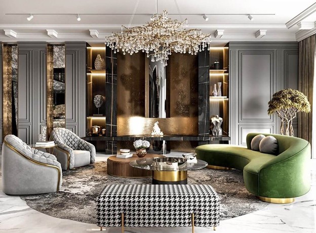 , nội thất, phong cách thiết kế nội thất luxury - phong cách của giới thượng lưu