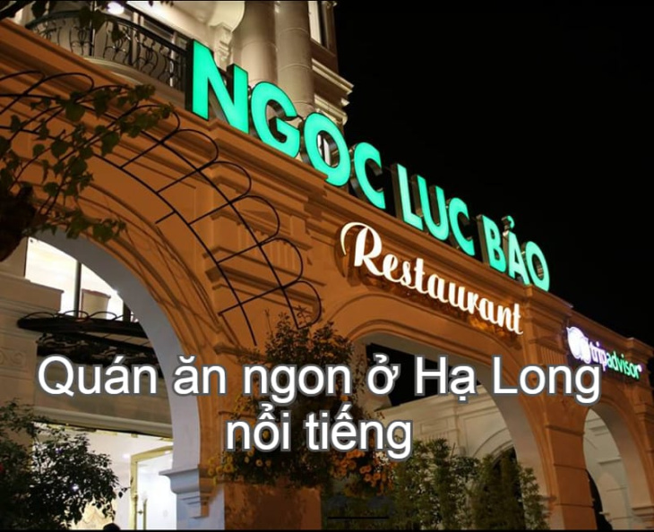 Review nhà hàng, quán ăn ngon rẻ ở Hạ Long từ các diễn đàn, Món Ngon