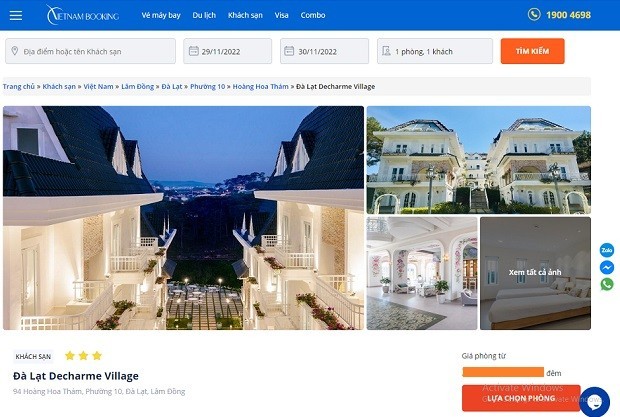 điểm đẹp, review đà lạt decharme village – lối kiến trúc pháp lãng mạn