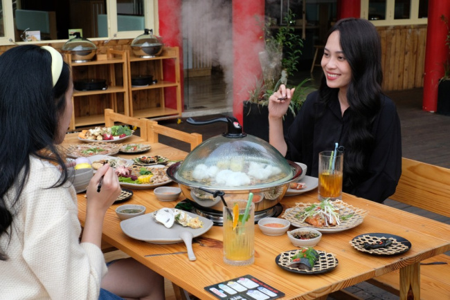 địa điểm ăn uống, độc đáo với nhà hàng hấp thủy nhiệt torii đà lạt