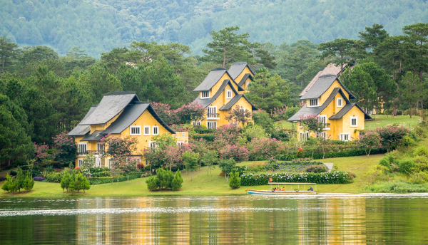 homestay, top 10 biệt thự villa hồ tuyền lâm đà lạt giá rẻ đẹp