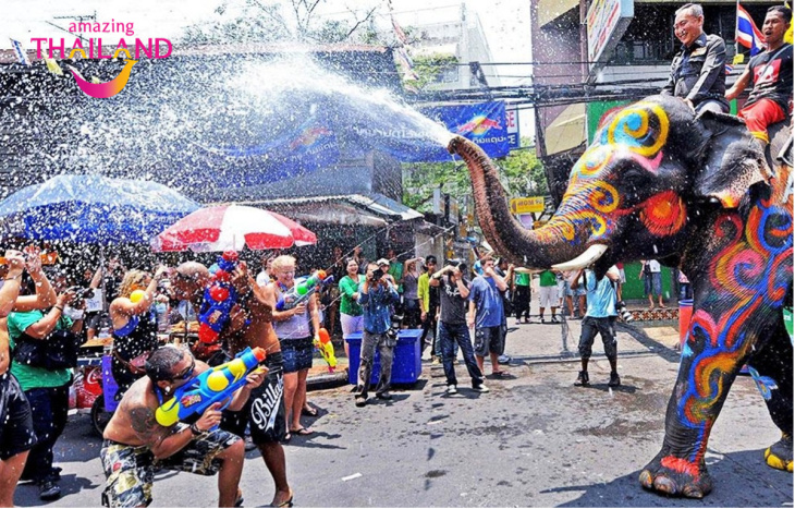 du lịch bangkok, hà nội, tết songkran, tour du lịch, tour thái lan, hòa chung không khí lễ hội té nước songkran trong tour thái lan 5n4đ