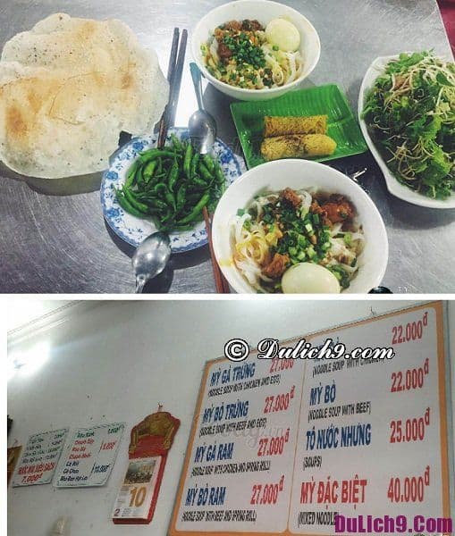 Những quán ăn đêm ngon ở Đà Nẵng, giá cả, review từ du khách, Món Ngon