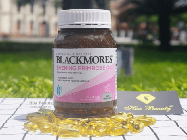 review tinh dầu hoa anh thảo blackmores evening primrose oil úc