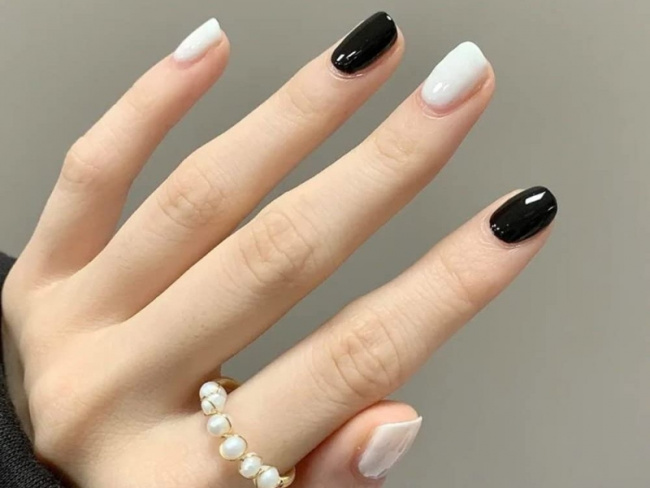 nail đẹp, top 20+ mẫu nail trắng tinh tế, thanh lịch, nhẹ nhàng