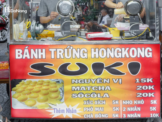 bánh trứng hong kong suki - quầy bánh nhỏ thơm phức góc đường giờ tan tầm