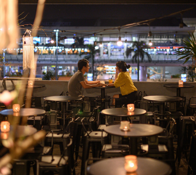 kimiwi cafe – quán cafe sân thượng ngắm hoàng hôn siêu đẹp