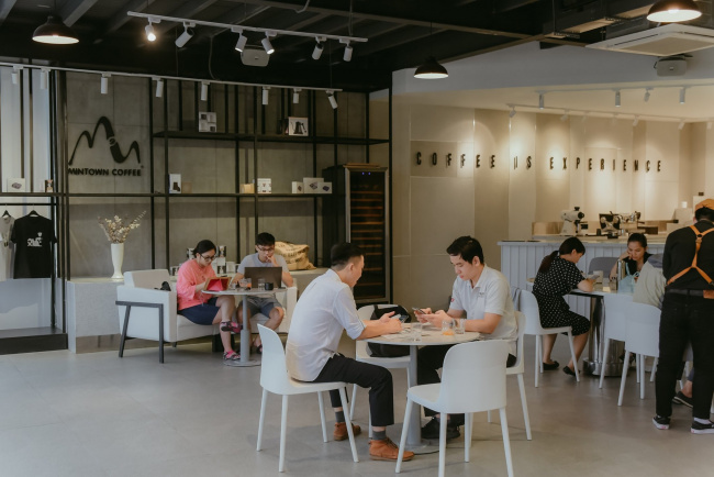Tổng hợp cafe với những tông màu Hàn Quốc cực chất