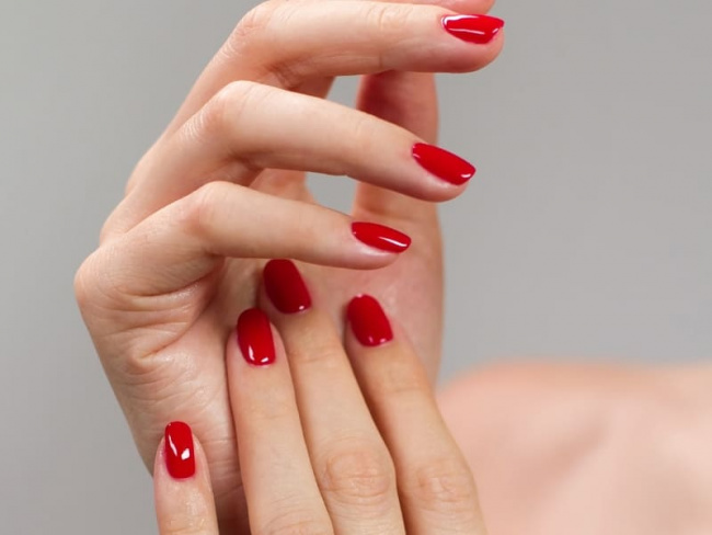 nail đẹp, tổng hợp mẫu nail màu đỏ cherry đỏ mọng cho nàng rạng rỡ