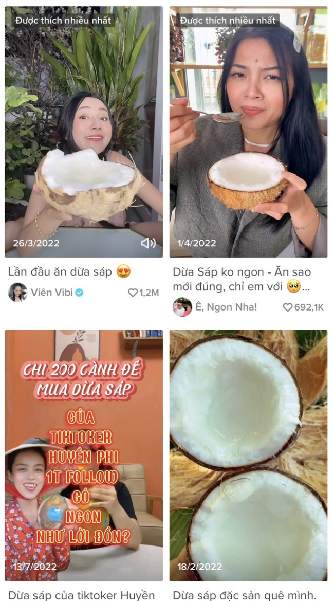 food, mekong delta, online community, online community fever, screenshot, unique, vietnamese youth, review the strange coconut dishes that are used to “stir” the online community in the past time