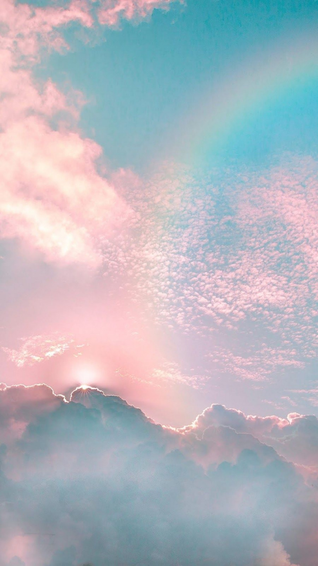 Ảnh bầu trời đẹp màu hồng, hình nền bầu trời màu hồng cute - META.vn