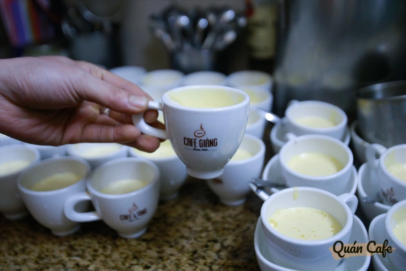 cafe trứng giảng – hương vị ngọt ngào mang đậm giá trị nhân văn hà nội 