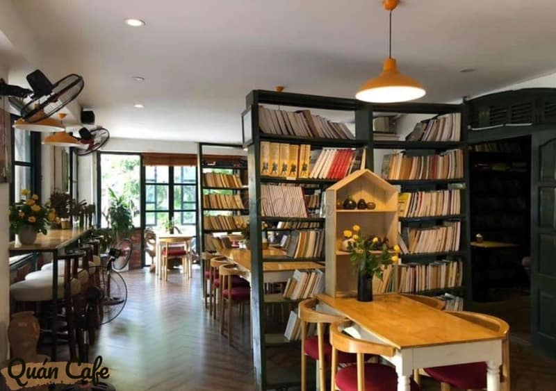 cùng thư giãn với 10 quán cafe sách hà nội không gian đẹp sách hay