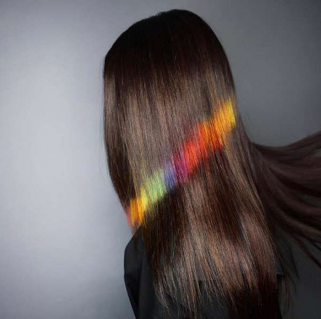 kiểu tóc, top 6 kiểu nhuộm tóc màu cầu vòng đẹp mê ly hot nhất 2023