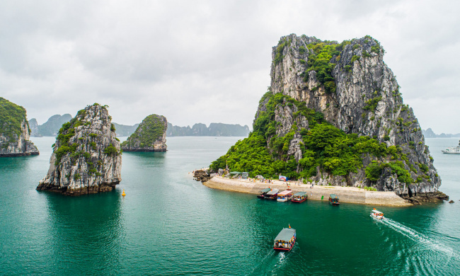 đảo titop, dừng chân ở đảo titop thưởng ngoạn cảnh sắc thiên nhiên tuyệt đẹp