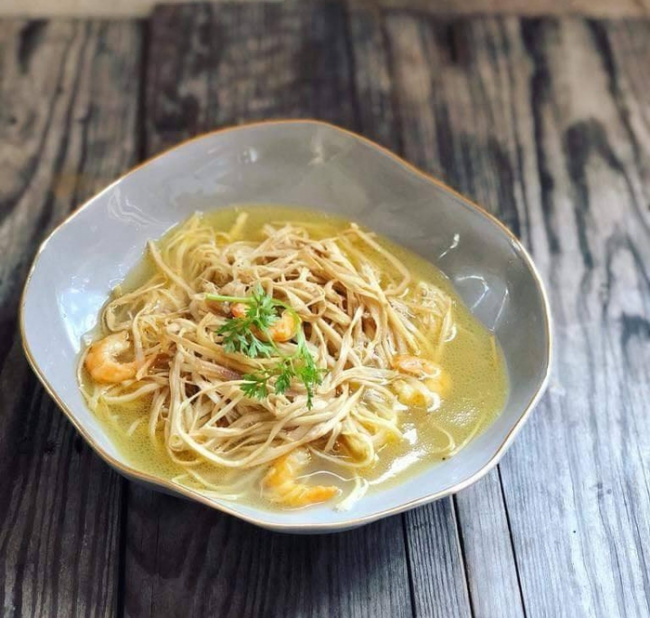 bowls of rice, delicious dishes, delicious dishes on tet holiday, hanoians, squid and bamboo shoot soup, tet full of joy, bat trang squid bamboo shoot soup – a delicious dish that ‘lucky’ that is indispensable in the tet tray