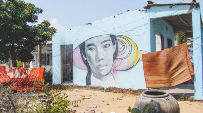 tam thanh mural village – a painted fishing village