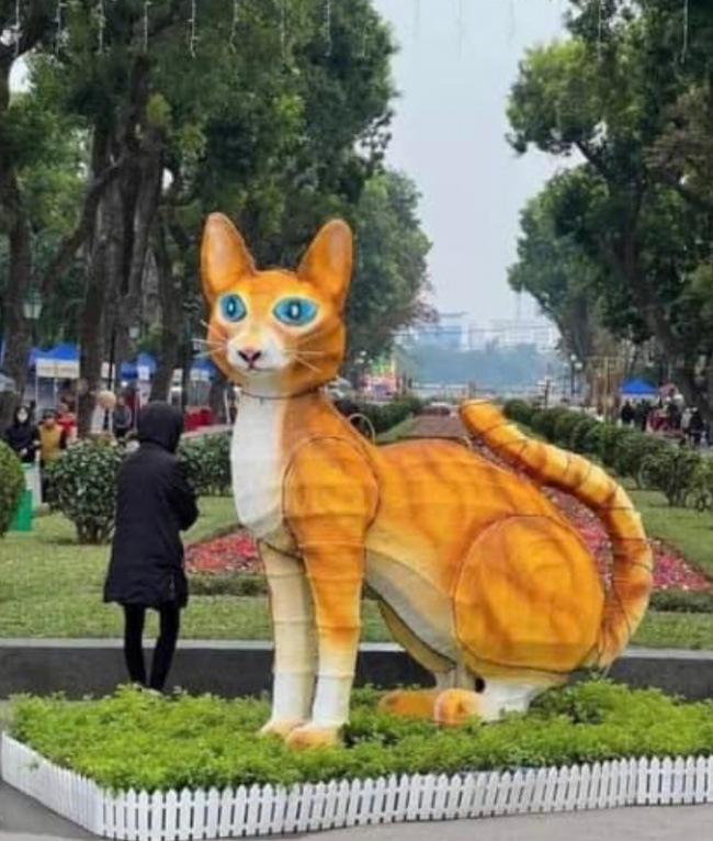 con phung, mascot, mascot 2023, new year&039;s mascot 2023, suoi tien, suoi tien tourist area, it’s the cat’s turn in ho chi minh city to join the mascot association, making people “out of words”