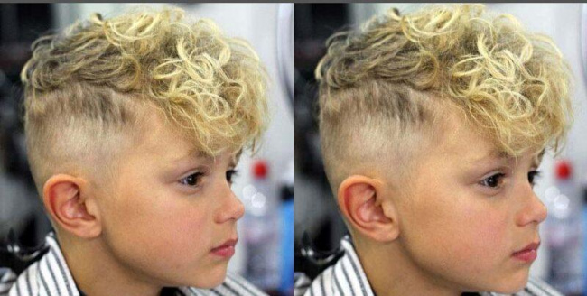 8 kiểu tóc xoăn hàn quốc cho bé trai từ 1-10 tuổi cực đáng yêu