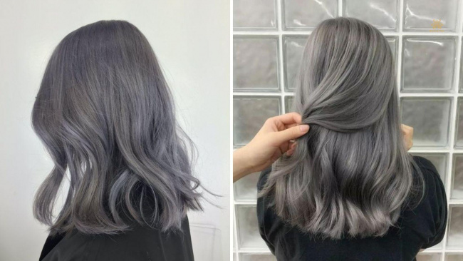 tóc bạc nên nhuộm màu gì giúp bền màu và đẹp mắt nhất?