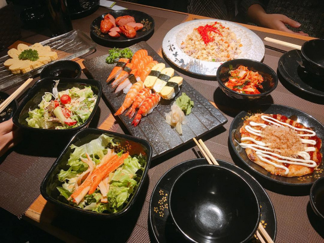 đánh giá nhà hàng sushi kei với menu buffet chuẩn nhật bản