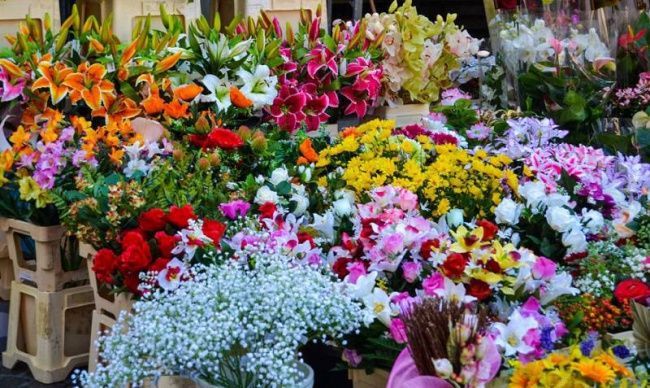 chợ hoa đà lạt nét đặc sắc thành phố ngàn hoa