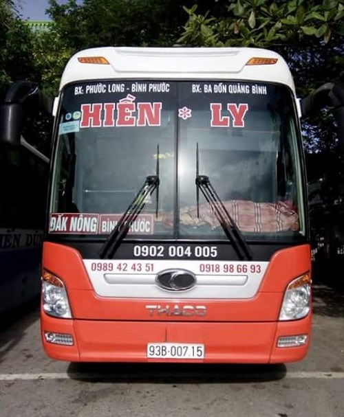 Xe khách tuyến đường Bình Phước – Huế