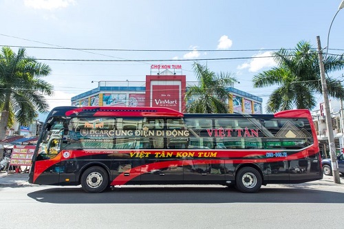 xe khách tuyến đường kon tum – đà nẵng