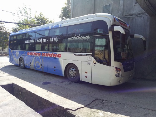 Xe khách tuyến đường Bắc Ninh – Vinh