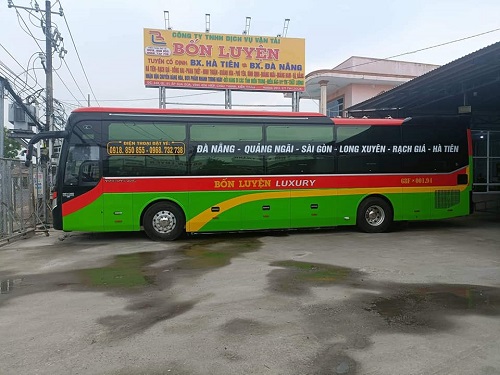 Xe khách tuyến đường Kiên Giang – Đà Nẵng