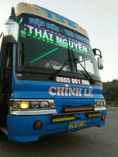 Xe khách tuyến đường Điện Biên – Hà Nội