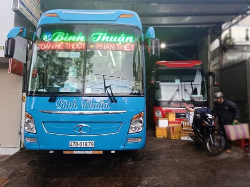 Xe khách tuyến đường Bình Thuận – Buôn Ma Thuột