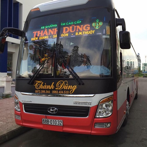 Xe khách tuyến đường Kiên Giang – Buôn Ma Thuột
