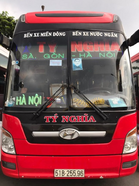 Xe khách tuyến đường Hà Nội – Hồ Chí Minh