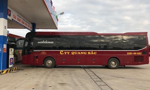 Xe khách tuyến đường Tuyên Quang – Hải Phòng
