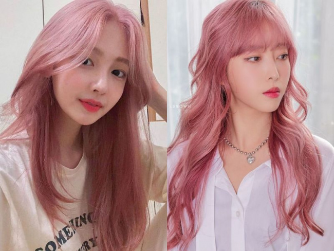 cách nhuộm tóc hồng pastel lên màu đẹp nhất