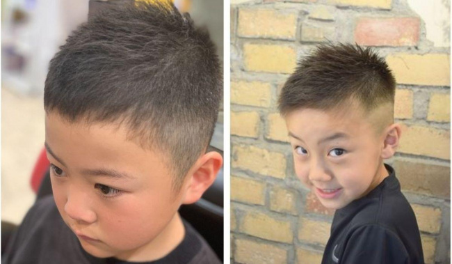 6+] Các kiểu tóc đầu đinh cho bé trai chất lừ - ALONGWALKER