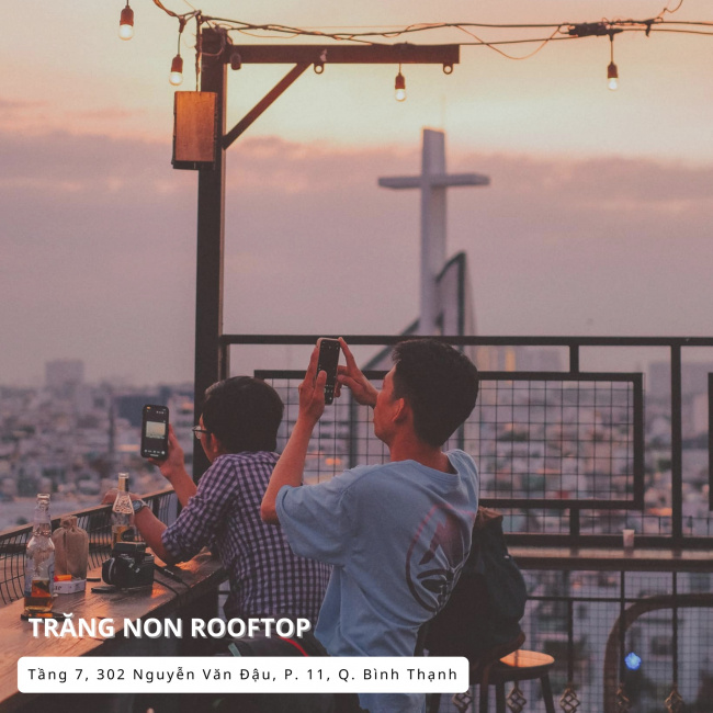 top 10 quán cafe rooftop chill nhất sài gòn