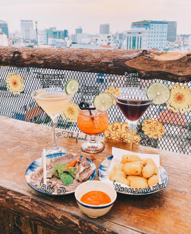 top 10 quán cafe rooftop chill nhất sài gòn