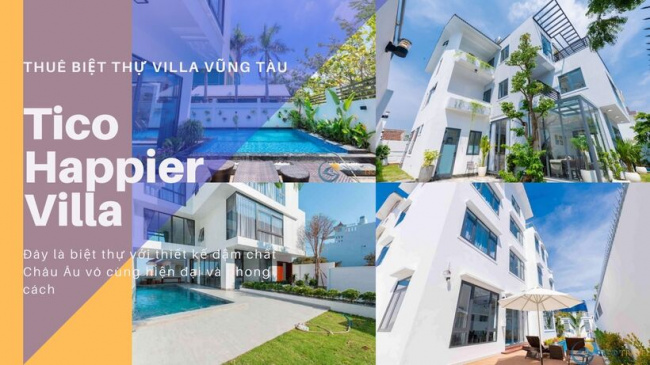 20 biệt thự villa vũng tàu giá rẻ đẹp view biển cho thuê nguyên căn