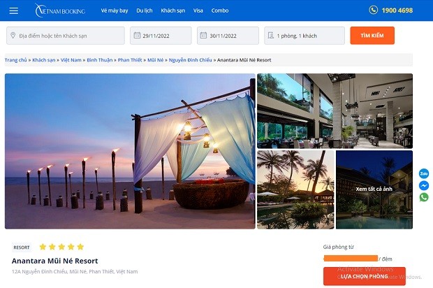 điểm đẹp, review anantara mui ne resort – khu nghỉ dưỡng đẹp nhất mũi né