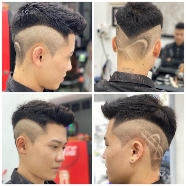 Combo 2 Gương cắt tóc nam đẹp BBS-GT 14 | Barbershopvietnam.com