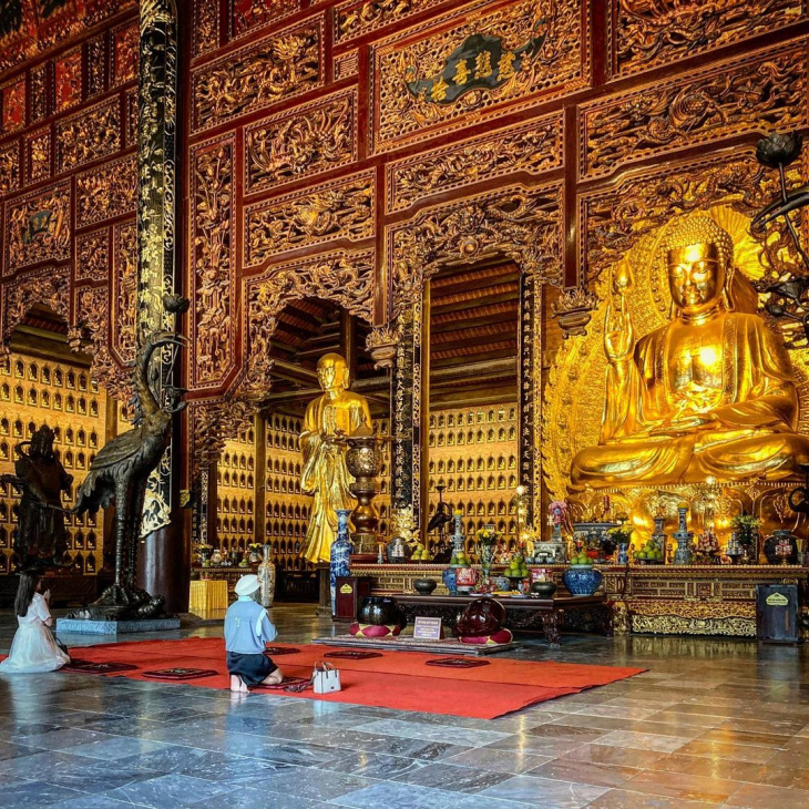 chùa bái đính, tour ninh bình, vườn chim thung nham, động am tiên, chùa bái đính – quần thể chùa lập nhiều kỷ lục việt nam và châu á